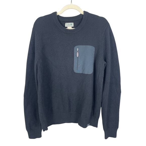 L.L.Bean Other - L.L.Bean Maine Guide Merino Wool Sweater Hunting Outdoorsman Black Men's L-Reg